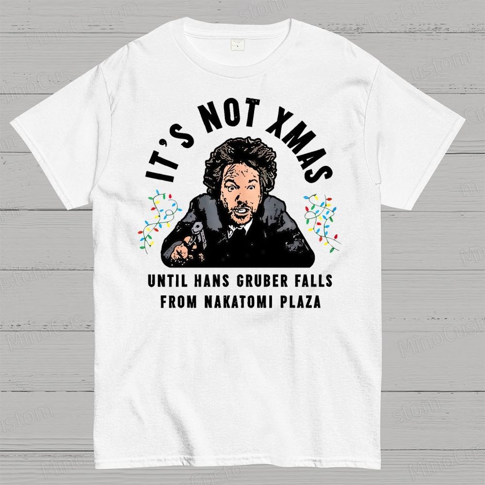 Hans Gruber Christmas Cotton T-shirt 