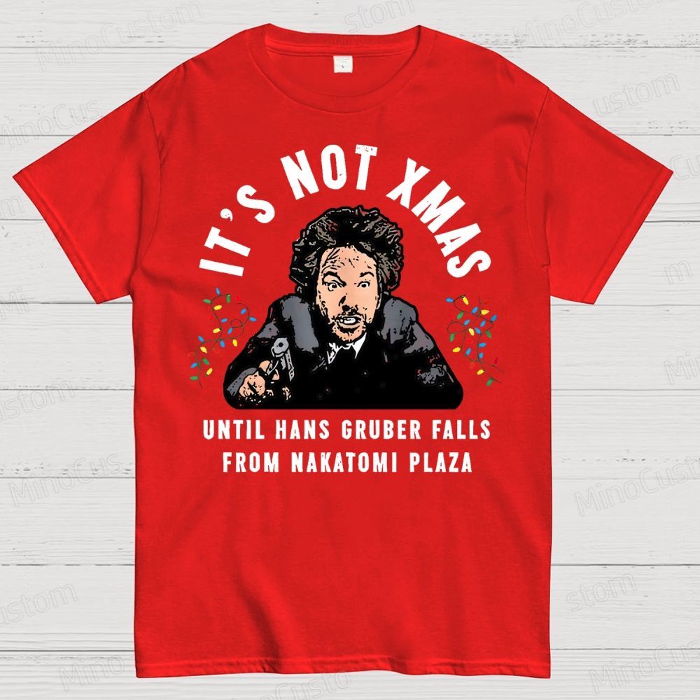 Hans Gruber Christmas Cotton T-shirt 