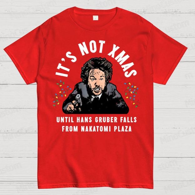 Hans Gruber Christmas Cotton T-shirt 