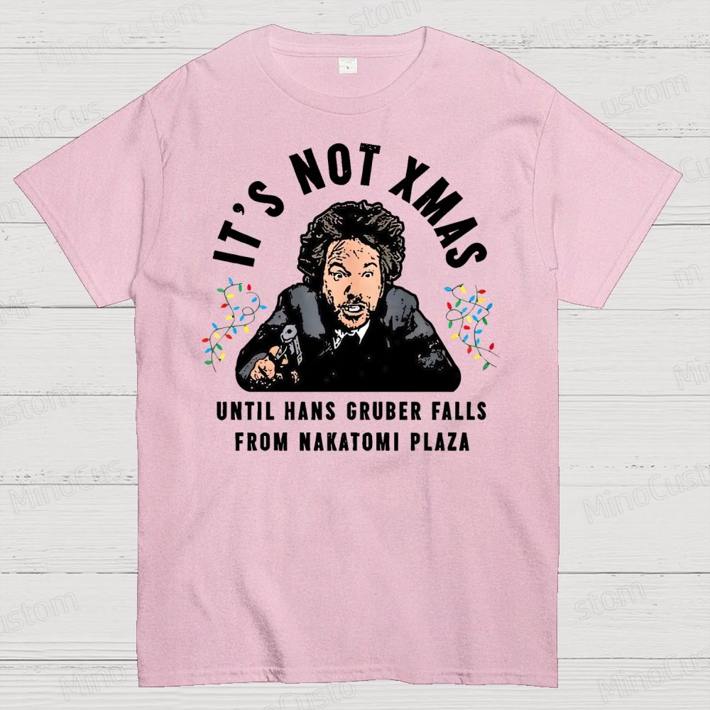 Hans Gruber Christmas Cotton T-shirt 