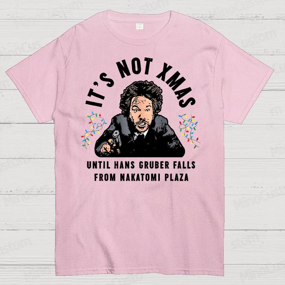 Hans Gruber Christmas Cotton T-shirt 