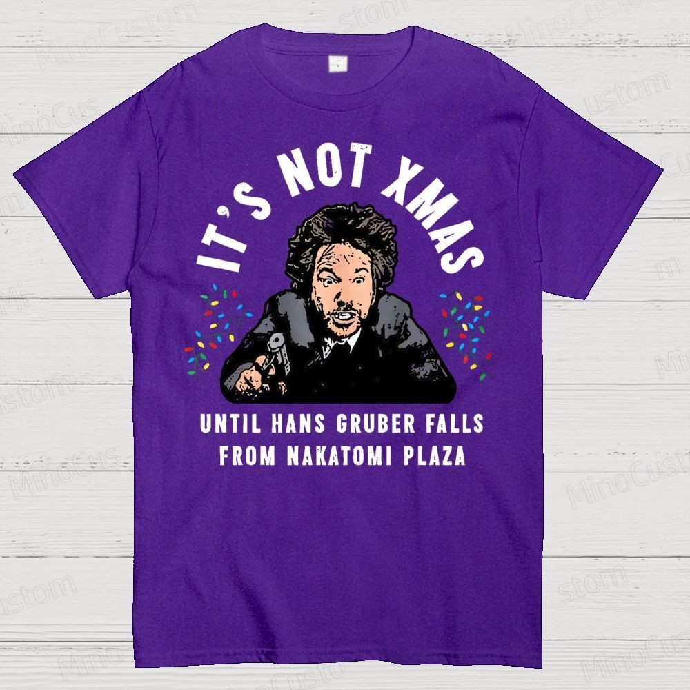 Hans Gruber Christmas Cotton T-shirt 