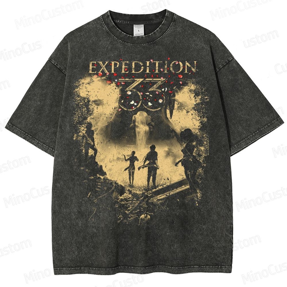 Clair Obscur Expedition 33 Washed T-Shirt