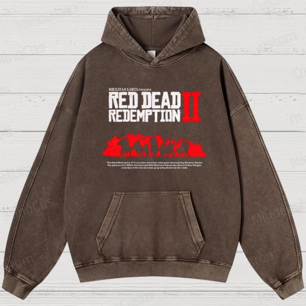 Western Outlaw Washed Hoodies