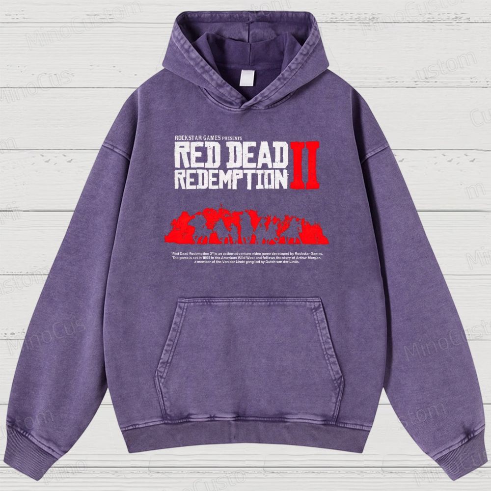 Western Outlaw Washed Hoodies