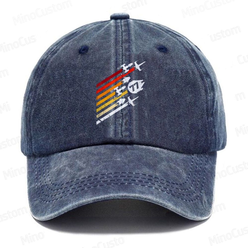 Star Wars Retro Space Battle Casual Washed Cap 