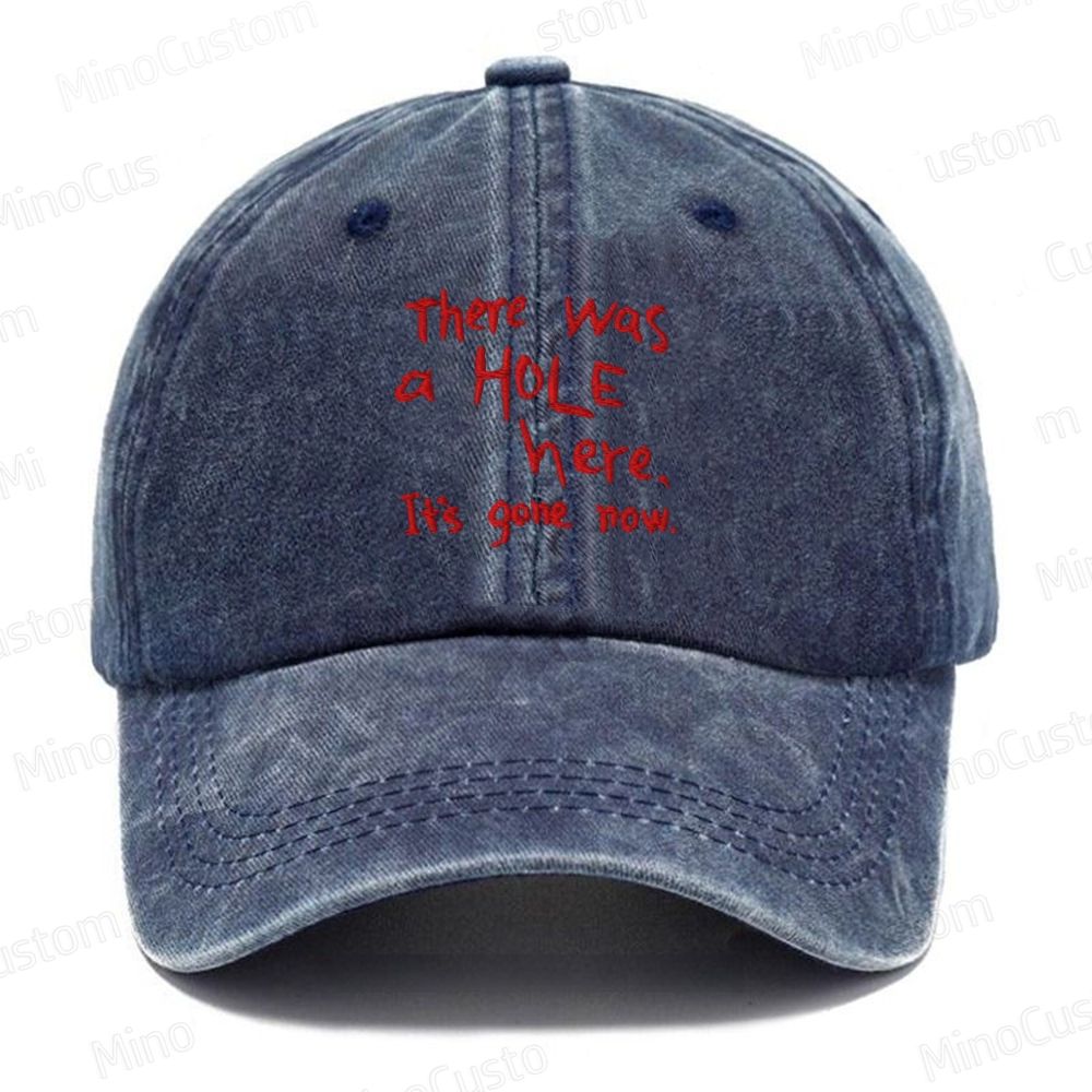  Silent Hill 2 -There Was a Hole Embroidered Washed Cap