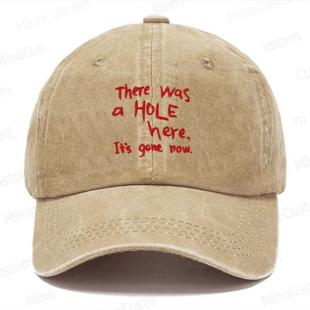  Silent Hill 2 -There Was a Hole Embroidered Washed Cap