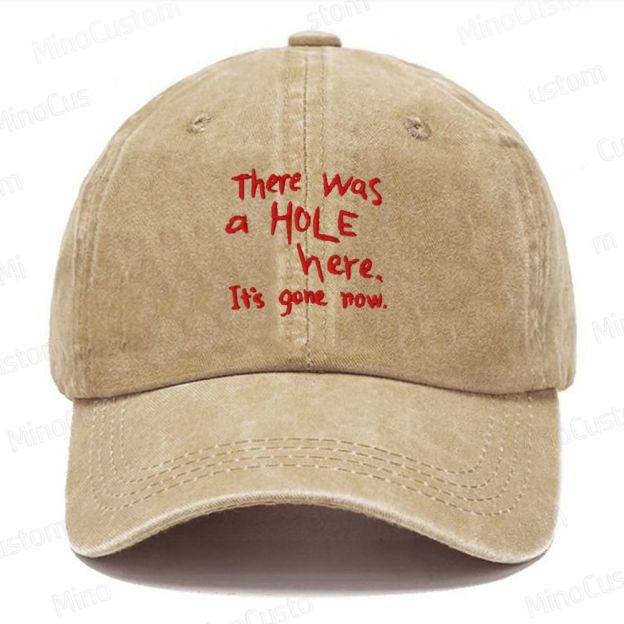  Silent Hill 2 -There Was a Hole Embroidered Washed Cap