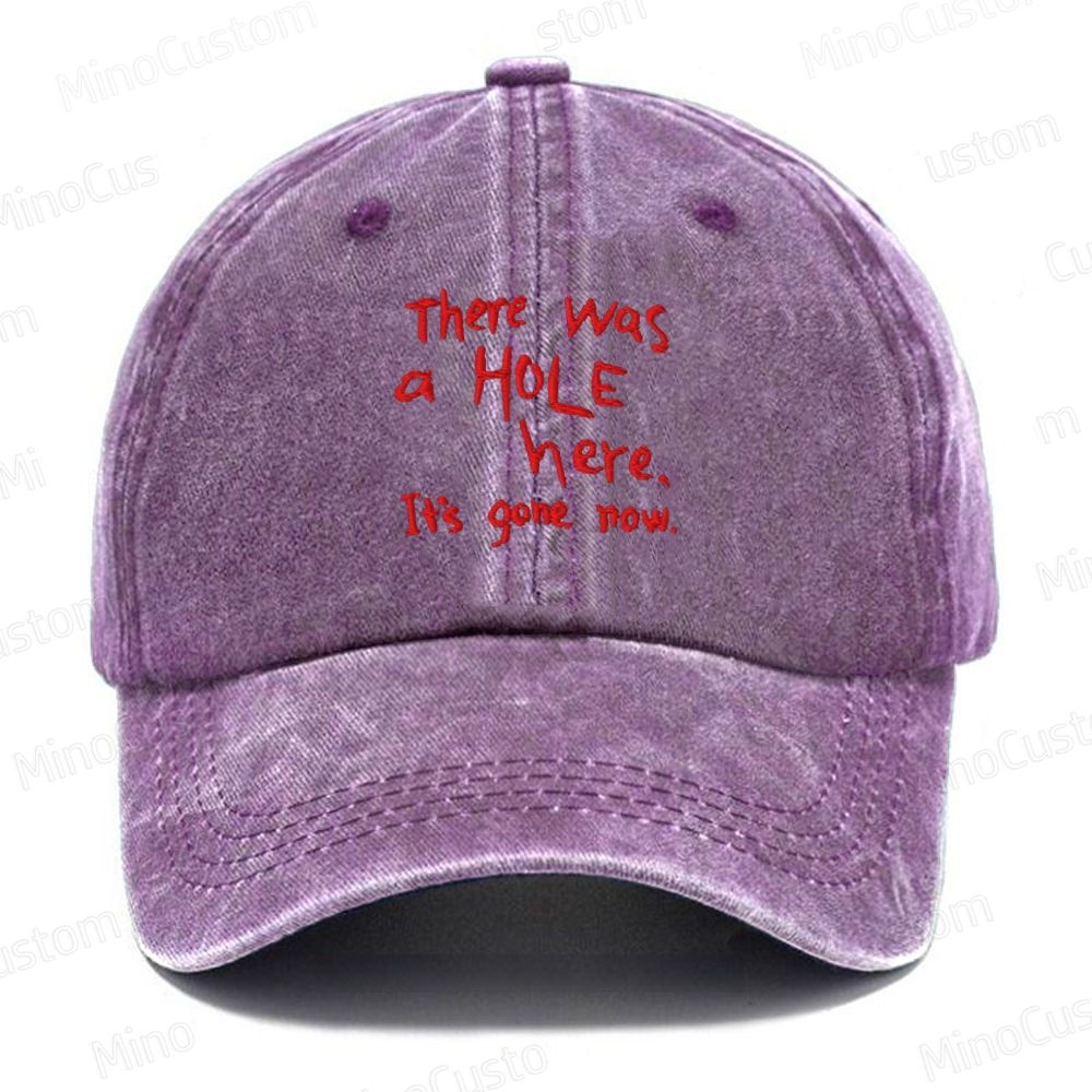  Silent Hill 2 -There Was a Hole Embroidered Washed Cap