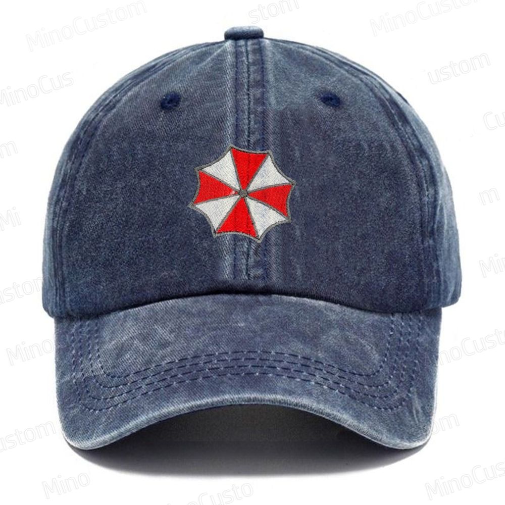 The Umbrella Corporation Embroidered Washed Cap
