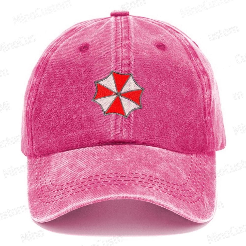 The Umbrella Corporation Embroidered Washed Cap