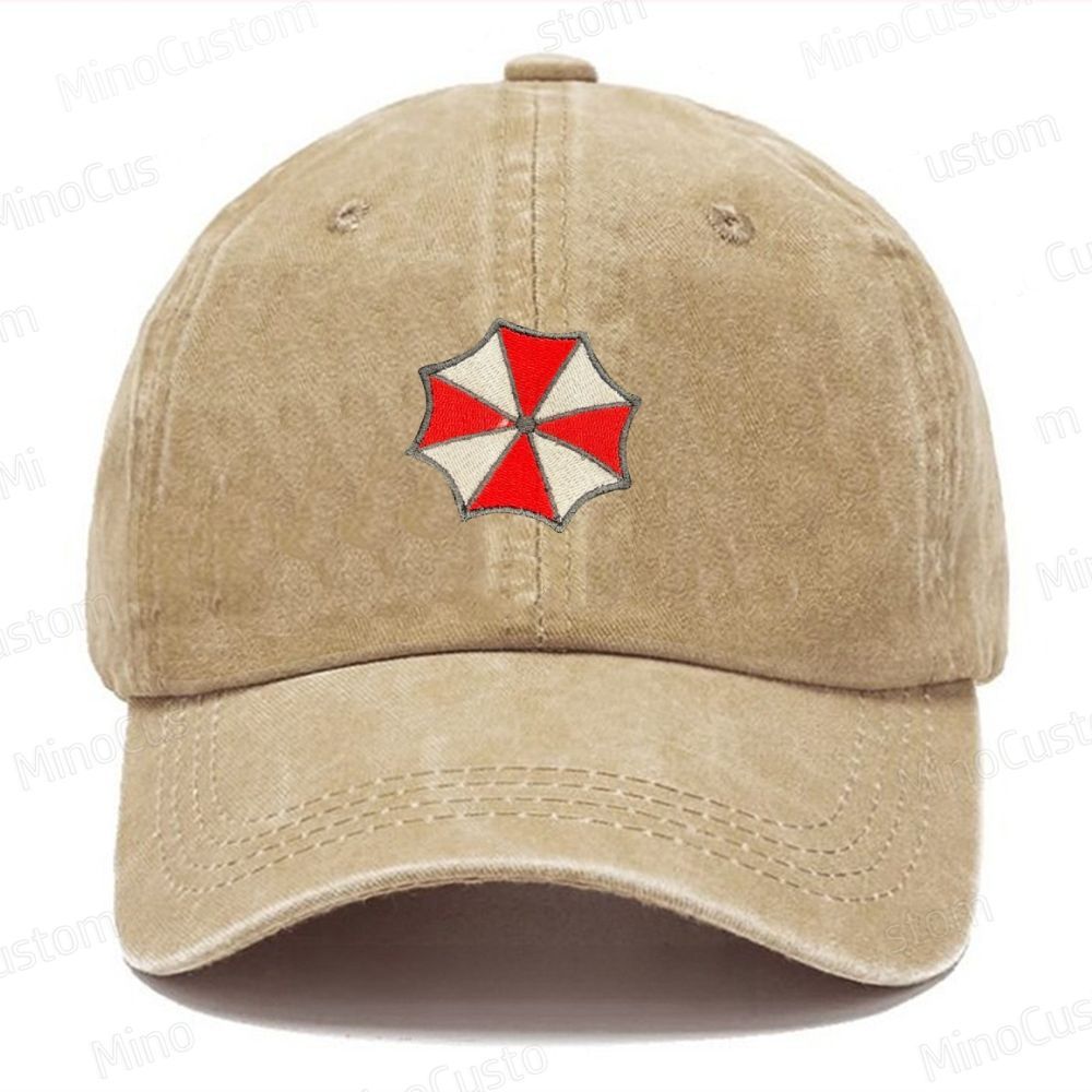 The Umbrella Corporation Embroidered Washed Cap