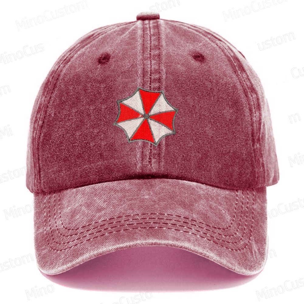 The Umbrella Corporation Embroidered Washed Cap