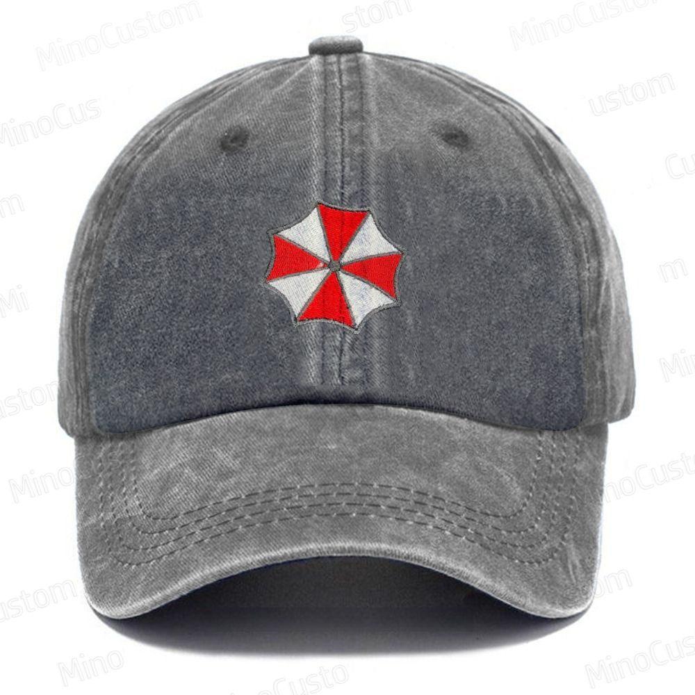 The Umbrella Corporation Embroidered Washed Cap