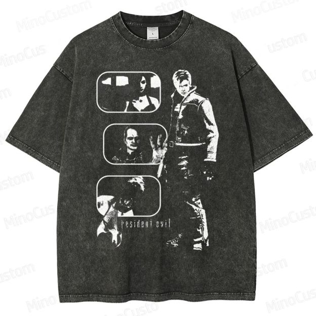 Resident Evil Character Washed T-Shirt 