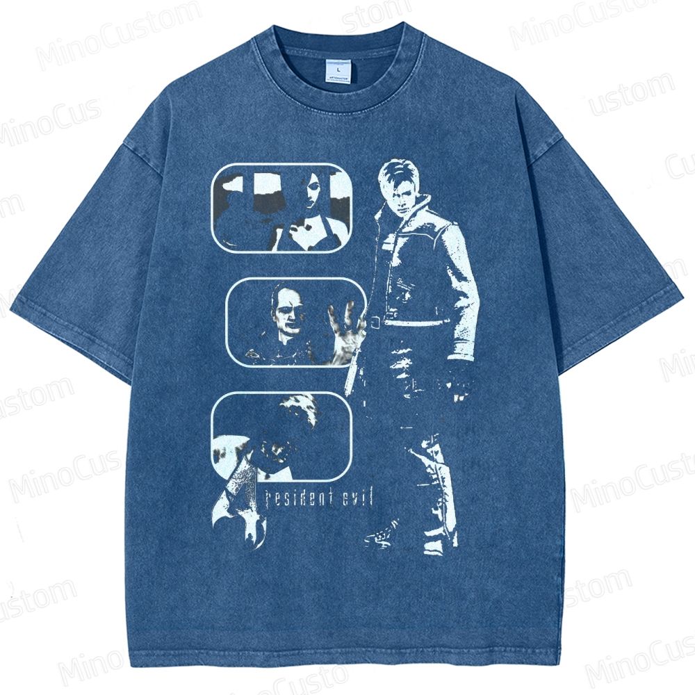 Resident Evil Character Washed T-Shirt 