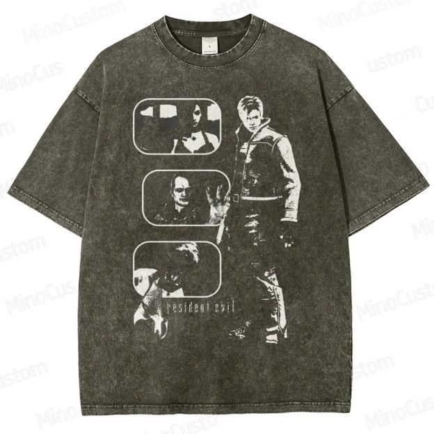 Resident Evil Character Washed T-Shirt 