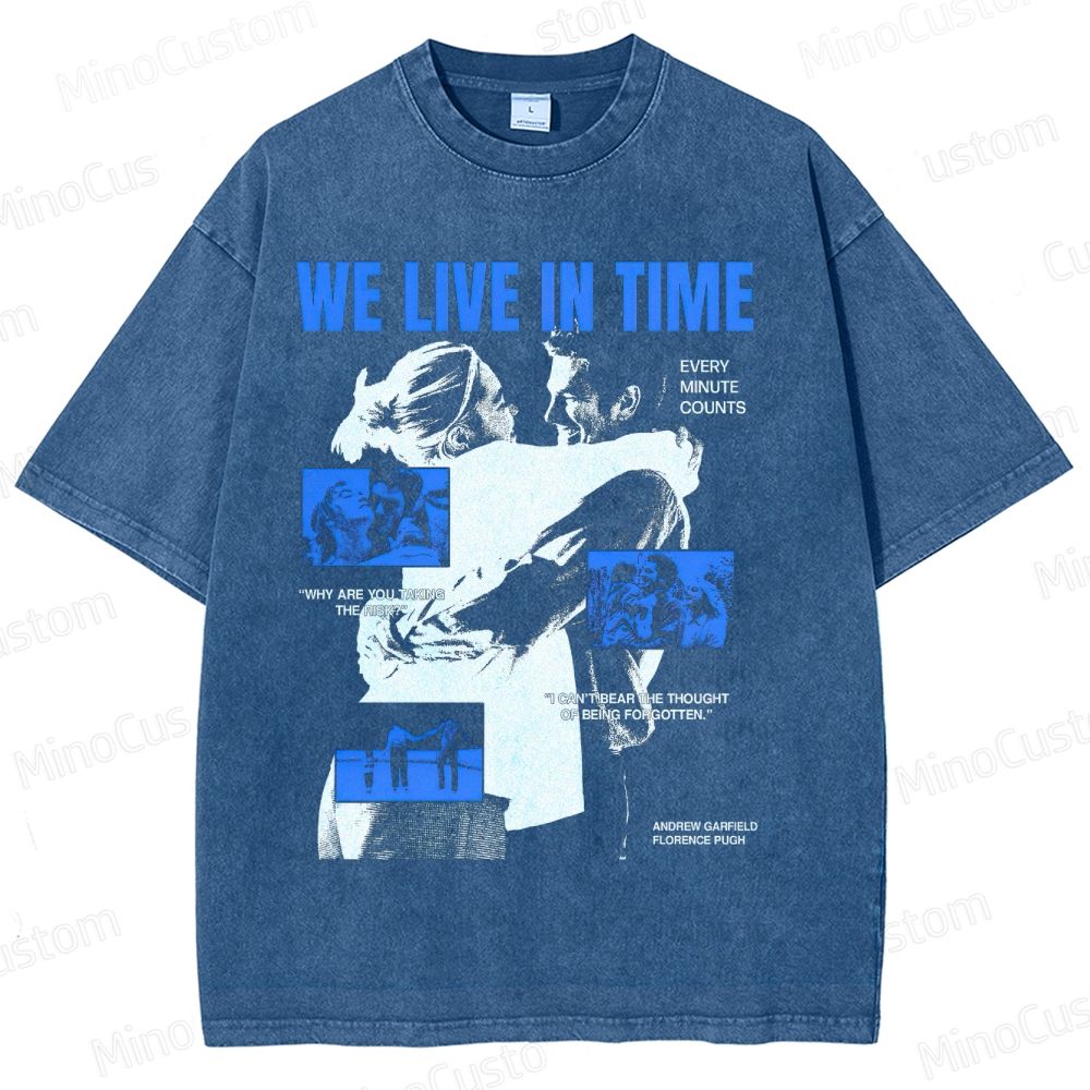 Andrew Garfield & Florence Pugh Emotional Romance Washed T-Shirt