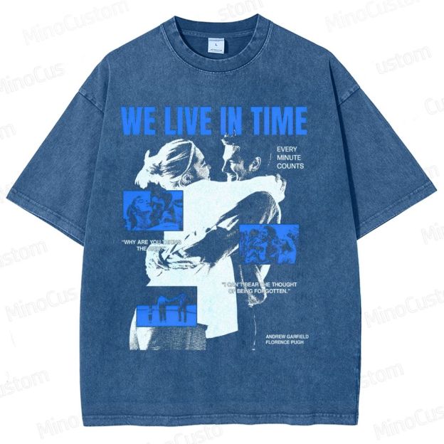 Andrew Garfield & Florence Pugh Emotional Romance Washed T-Shirt