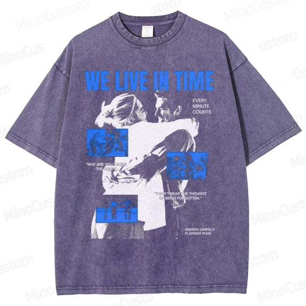 Andrew Garfield & Florence Pugh Emotional Romance Washed T-Shirt