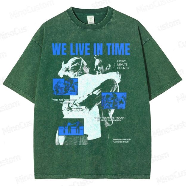 Andrew Garfield & Florence Pugh Emotional Romance Washed T-Shirt