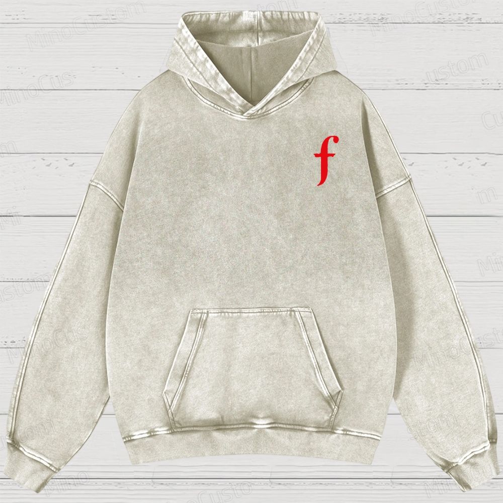 Bleached Art Silent Hill f Washed Hoodies 