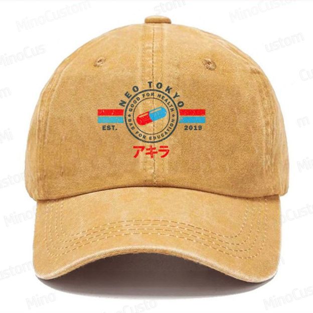 “Good for Health, Bad for Education” Casual Washed Cap 
