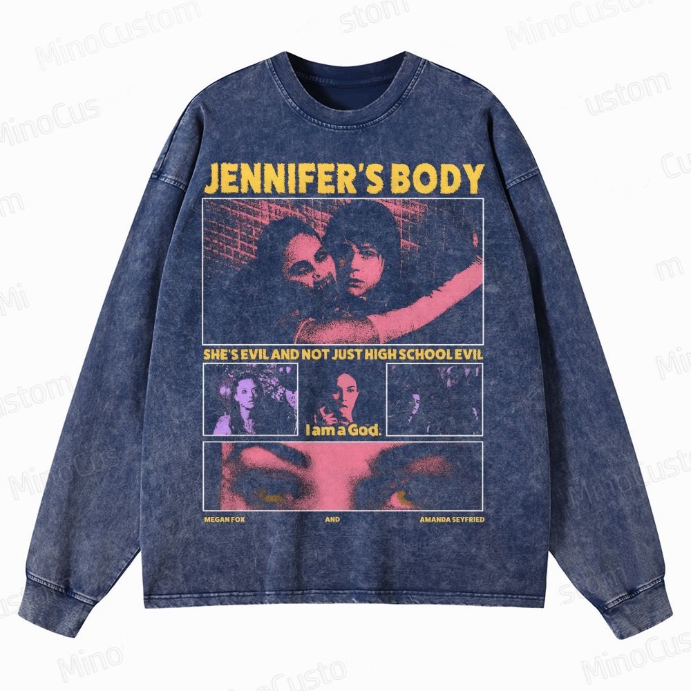 Jennifer’s Body Horror Crewneck Washed Sweatshirt