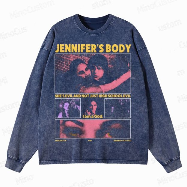Jennifer’s Body Horror Crewneck Washed Sweatshirt