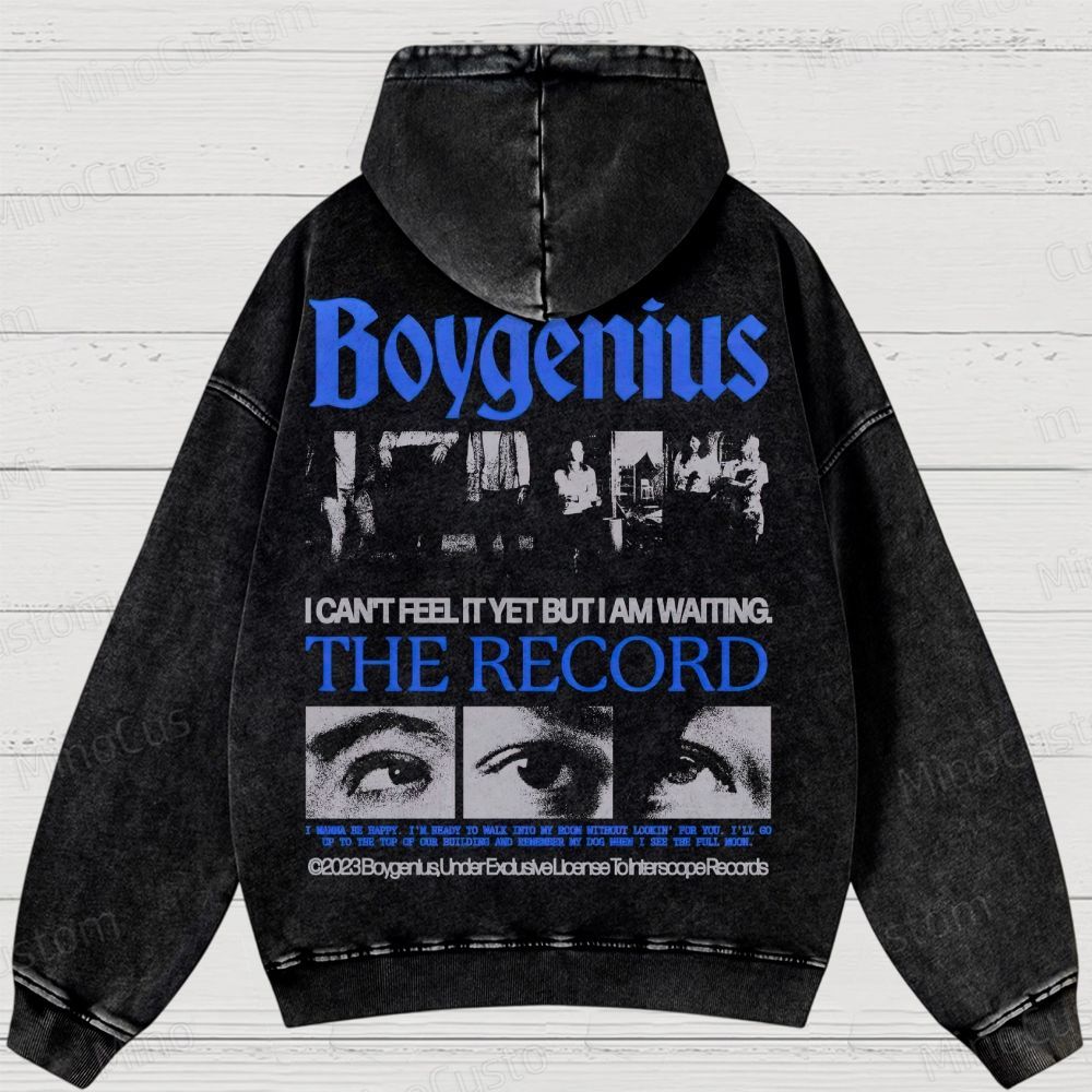 Indie Band Emotional Washed Hoodies