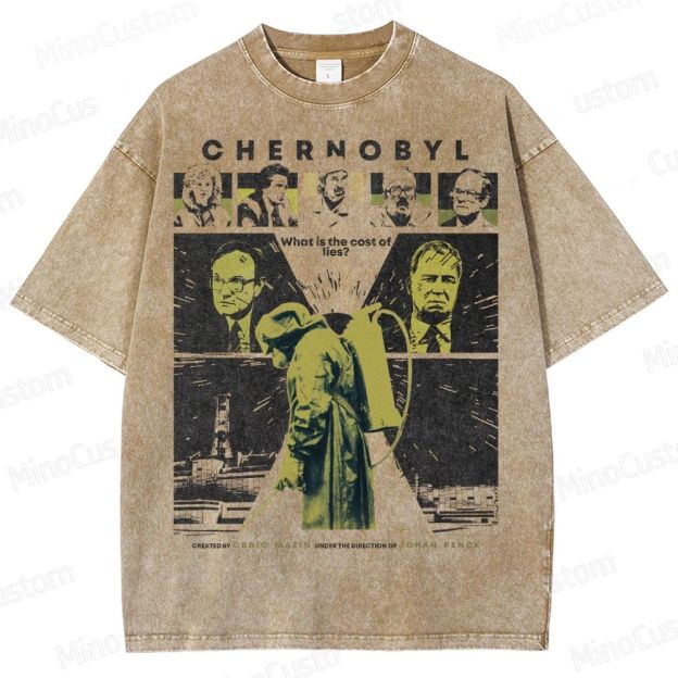 Chernobyl HBO Miniseries Washed T-Shirt