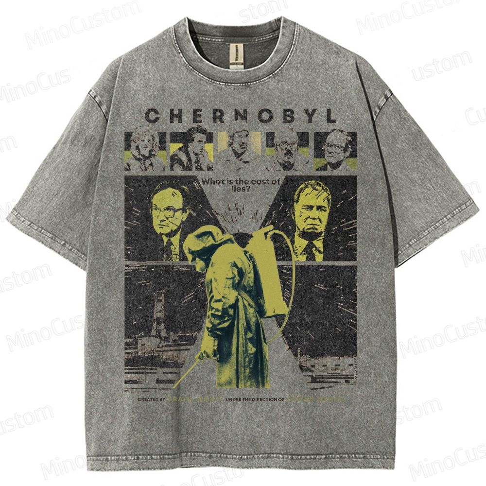 Chernobyl HBO Miniseries Washed T-Shirt