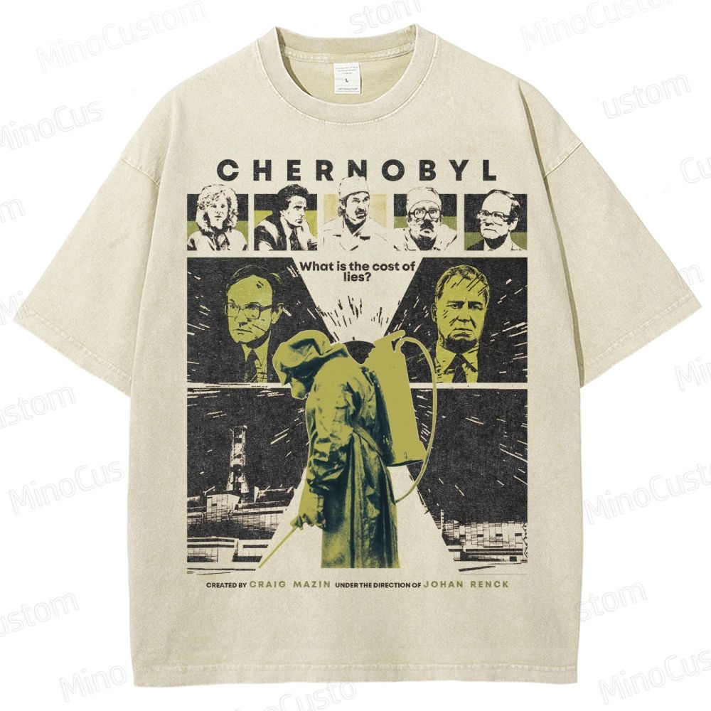 Chernobyl HBO Miniseries Washed T-Shirt