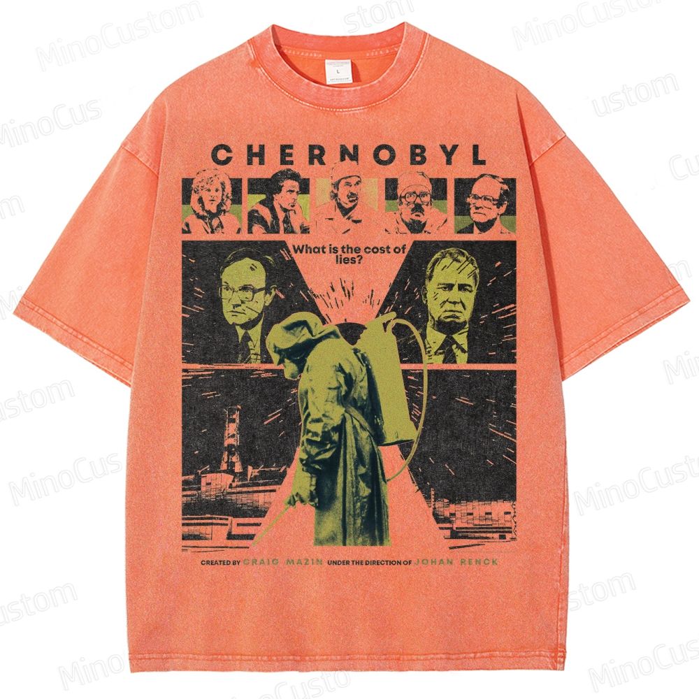 Chernobyl HBO Miniseries Washed T-Shirt