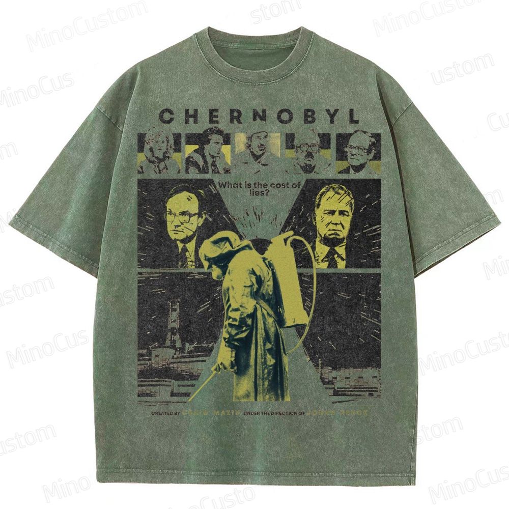 Chernobyl HBO Miniseries Washed T-Shirt