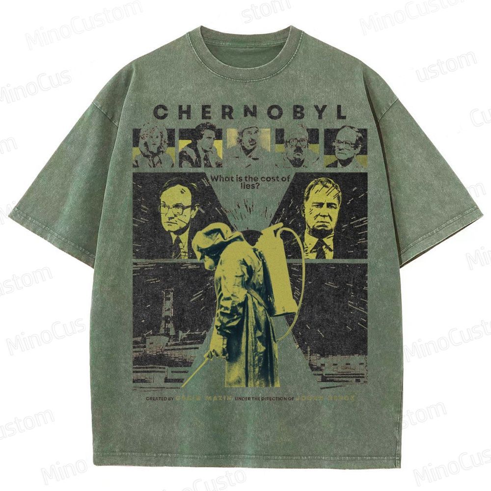 Chernobyl HBO Miniseries Washed T-Shirt