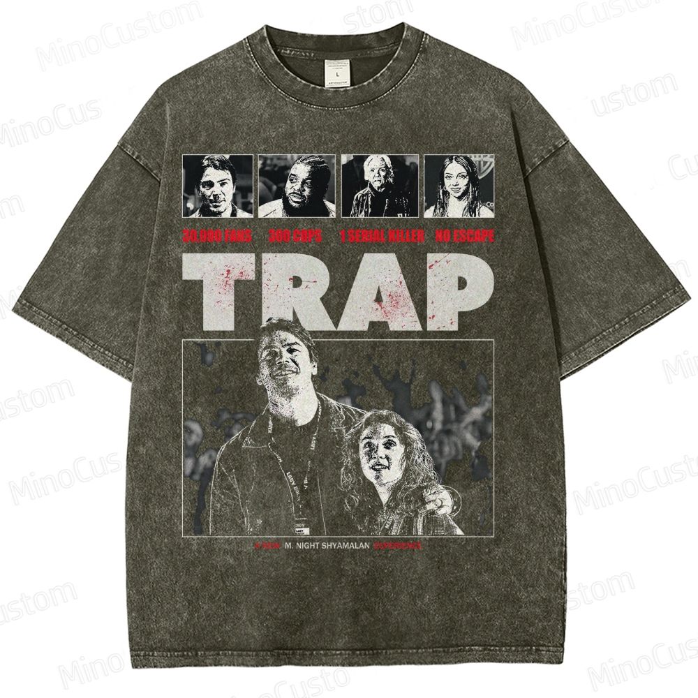 Trap Movie Poster Washed T-Shirt 