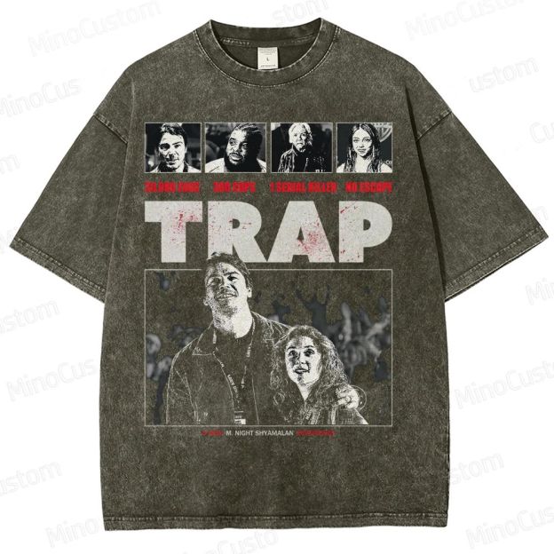 Trap Movie Poster Washed T-Shirt 
