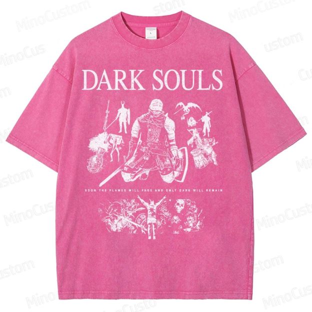 Dark Souls Knight Graphic Washed T-Shirt