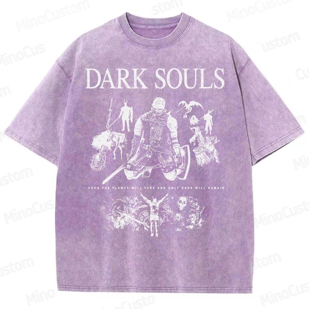 Dark Souls Knight Graphic Washed T-Shirt