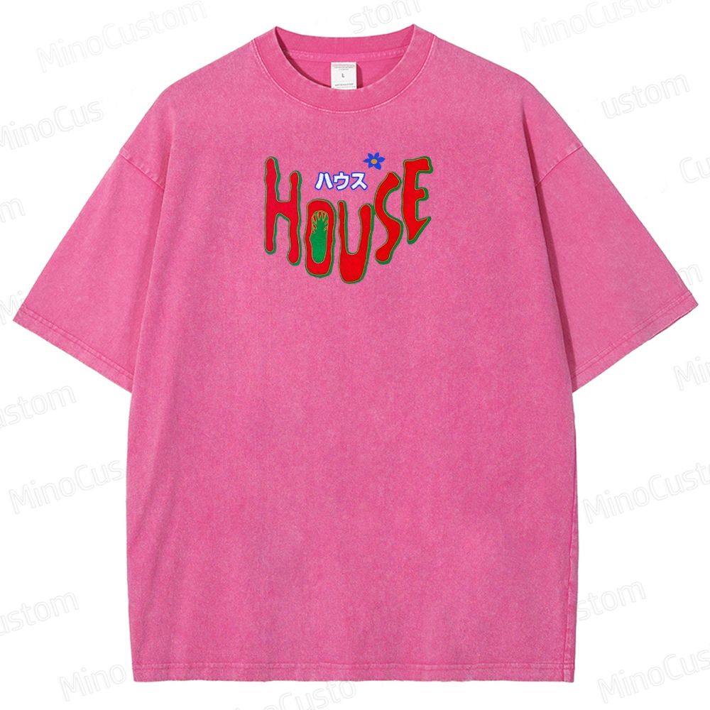 Hausu 1977 Horror Cult Graphic Washed T-Shirt 