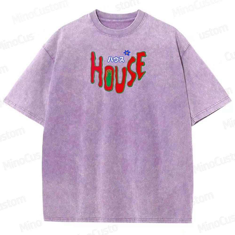 Hausu 1977 Horror Cult Graphic Washed T-Shirt 