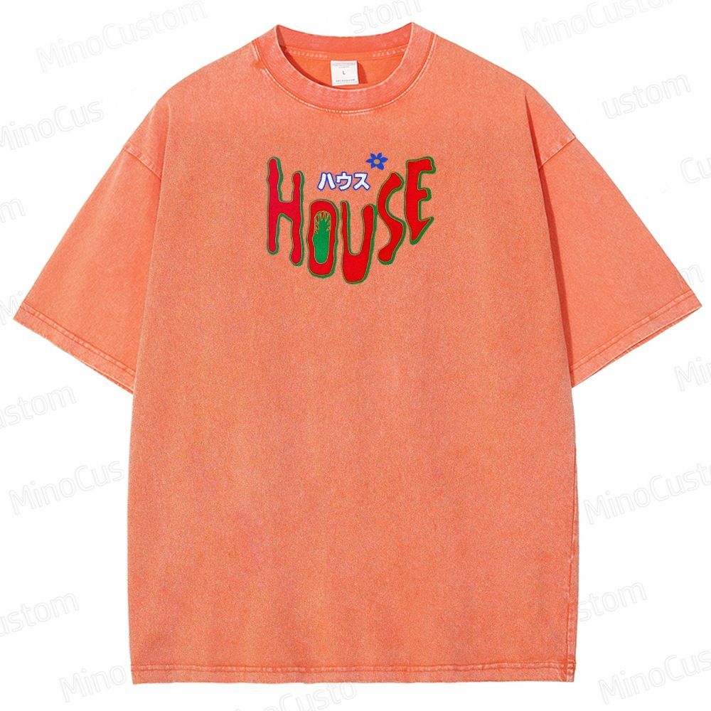 Hausu 1977 Horror Cult Graphic Washed T-Shirt 