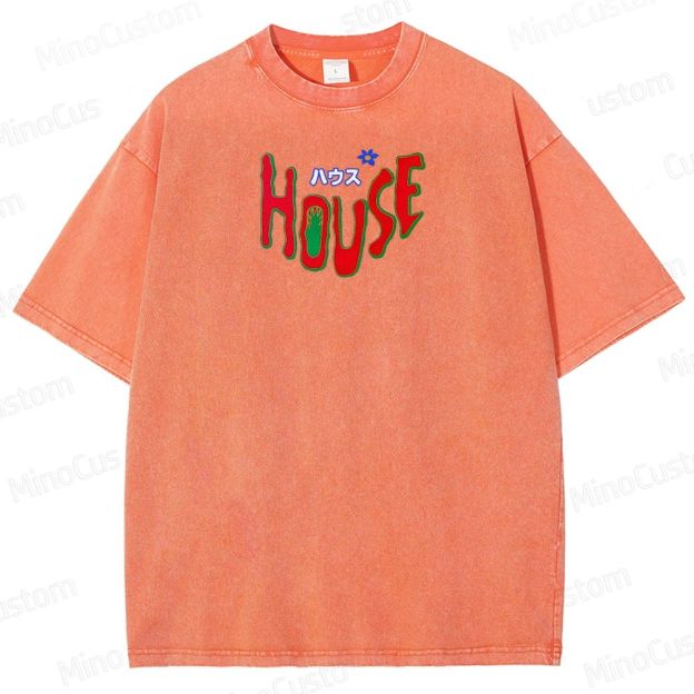 Hausu 1977 Horror Cult Graphic Washed T-Shirt 