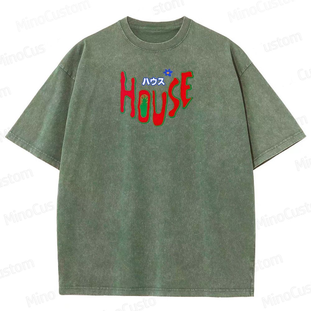Hausu 1977 Horror Cult Graphic Washed T-Shirt 