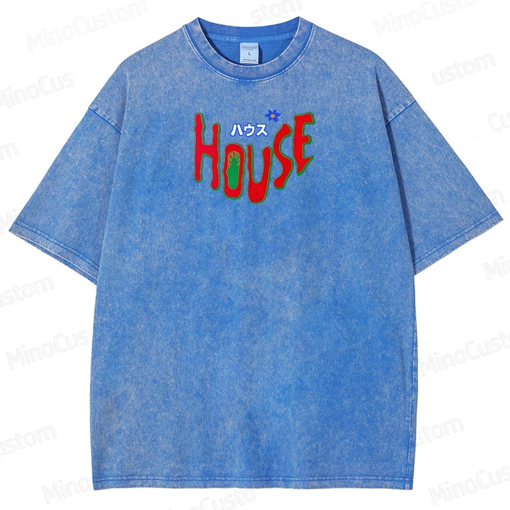 Hausu 1977 Horror Cult Graphic Washed T-Shirt 