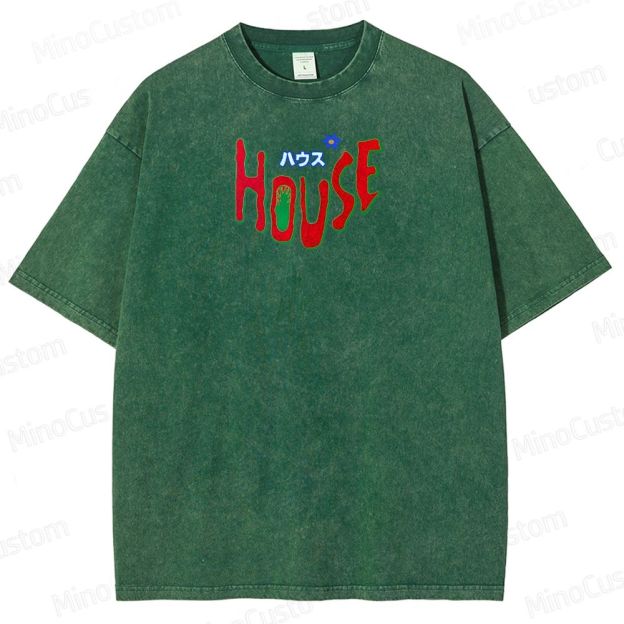 Hausu 1977 Horror Cult Graphic Washed T-Shirt 