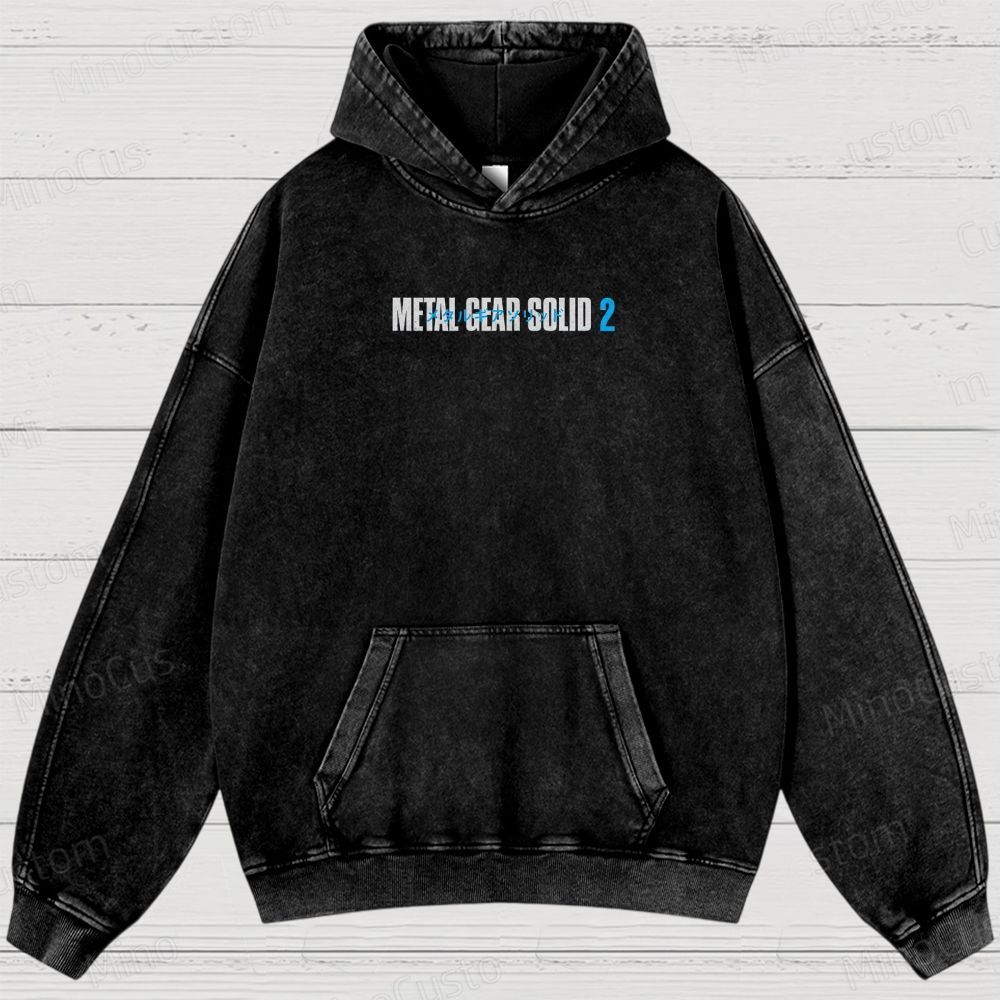 Metal Gear Solid 2: Sons of Liberty Washed Hoodies 