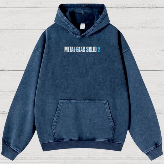 Metal Gear Solid 2: Sons of Liberty Washed Hoodies 
